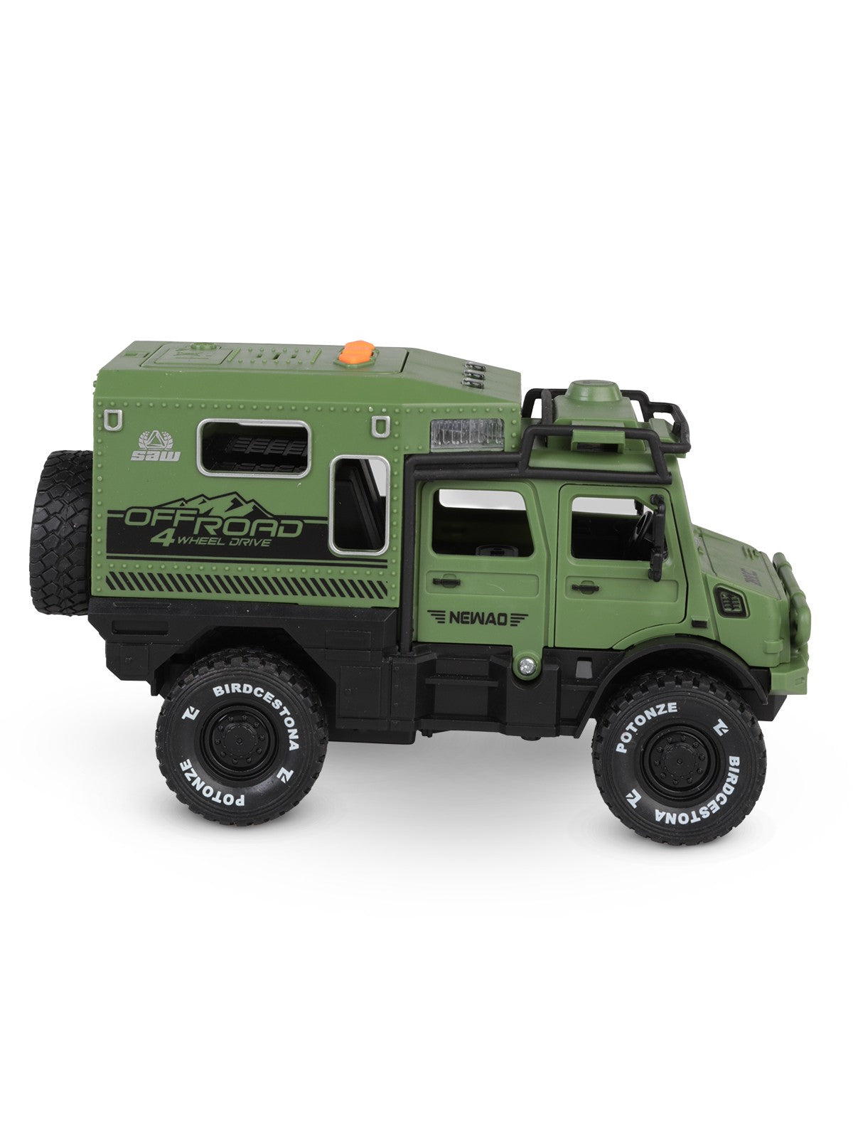 Vardem Kutulu Sürtmeli Işıklı Müzikli Off-Road Lüks Araba - Haki