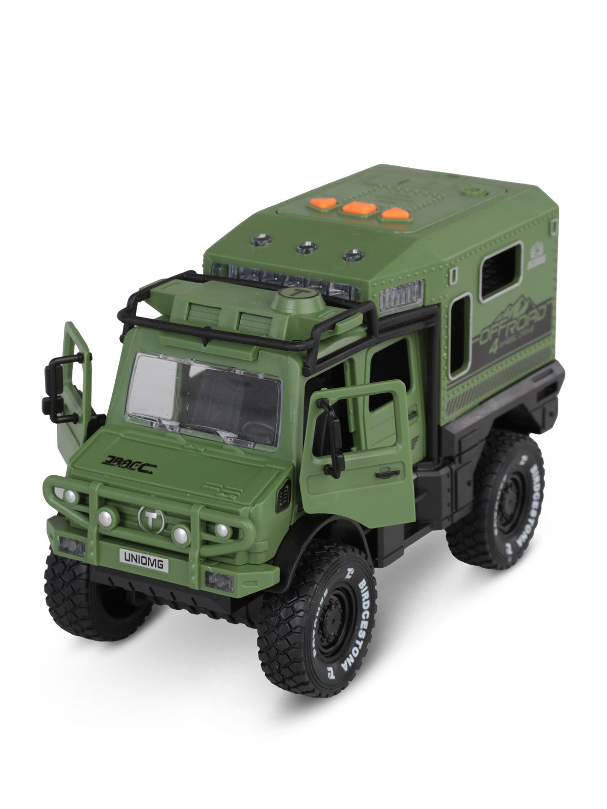 Vardem Kutulu Sürtmeli Işıklı Müzikli Off-Road Lüks Araba - Haki