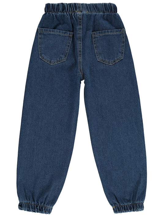 Civil Girls Jogger 6-9 Yaş Pantolon Kot - Mavi