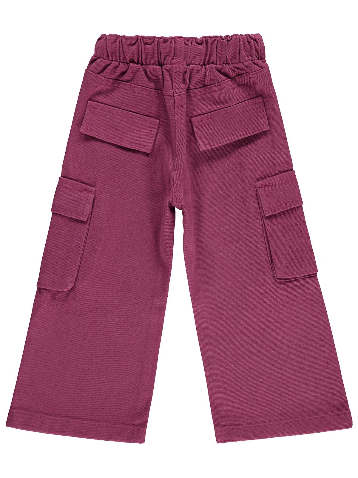 Civil Girls Kargo Cepli 2-5 Yaş Pantolon - Lila