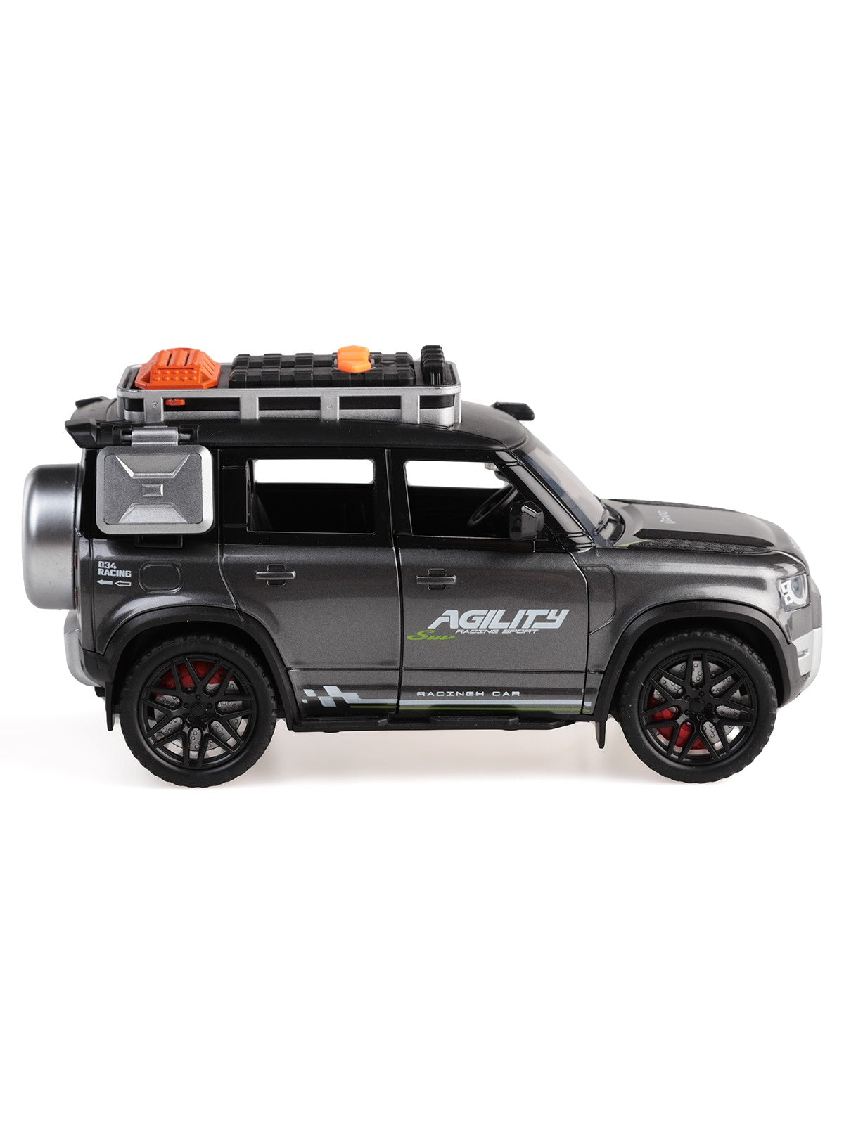 Vardem Sürtmeli Işıklı Ve Müzikli Kapıları Açılan Jeep - Gri