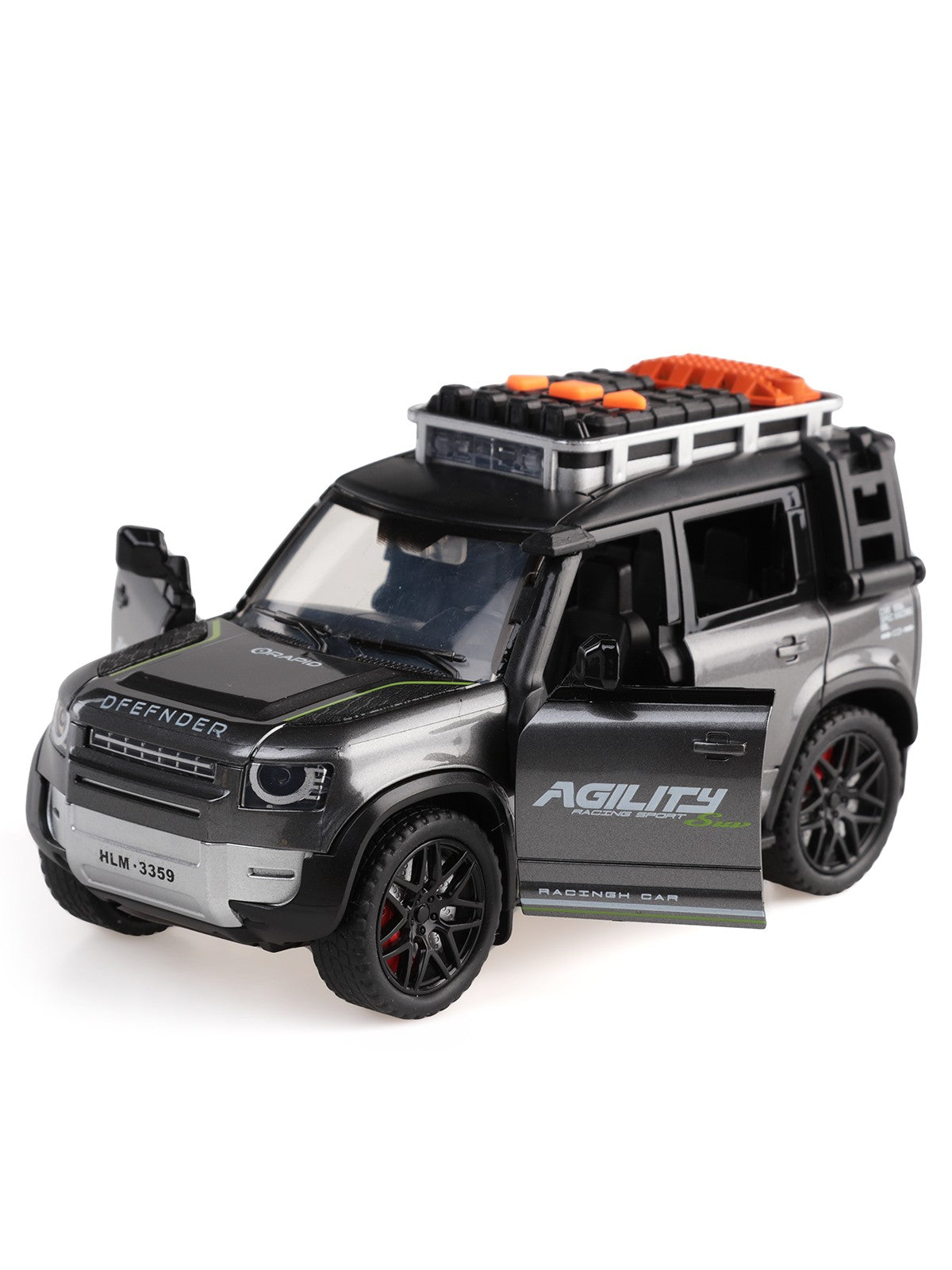 Vardem Sürtmeli Işıklı Ve Müzikli Kapıları Açılan Jeep - Gri