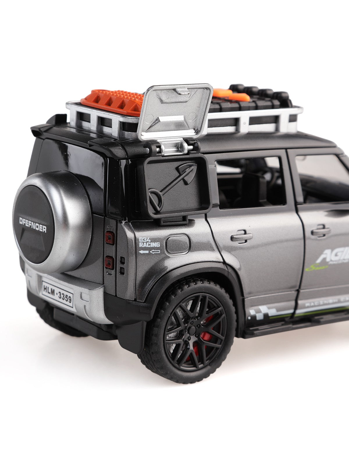 Vardem Sürtmeli Işıklı Ve Müzikli Kapıları Açılan Jeep - Gri