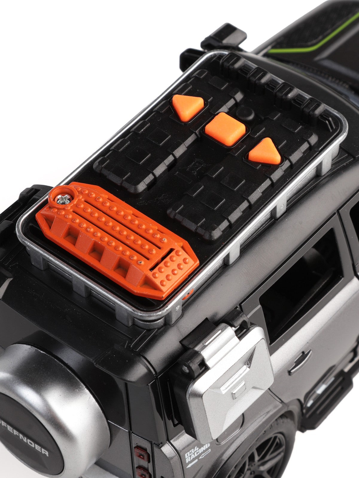 Vardem Sürtmeli Işıklı Ve Müzikli Kapıları Açılan Jeep - Gri