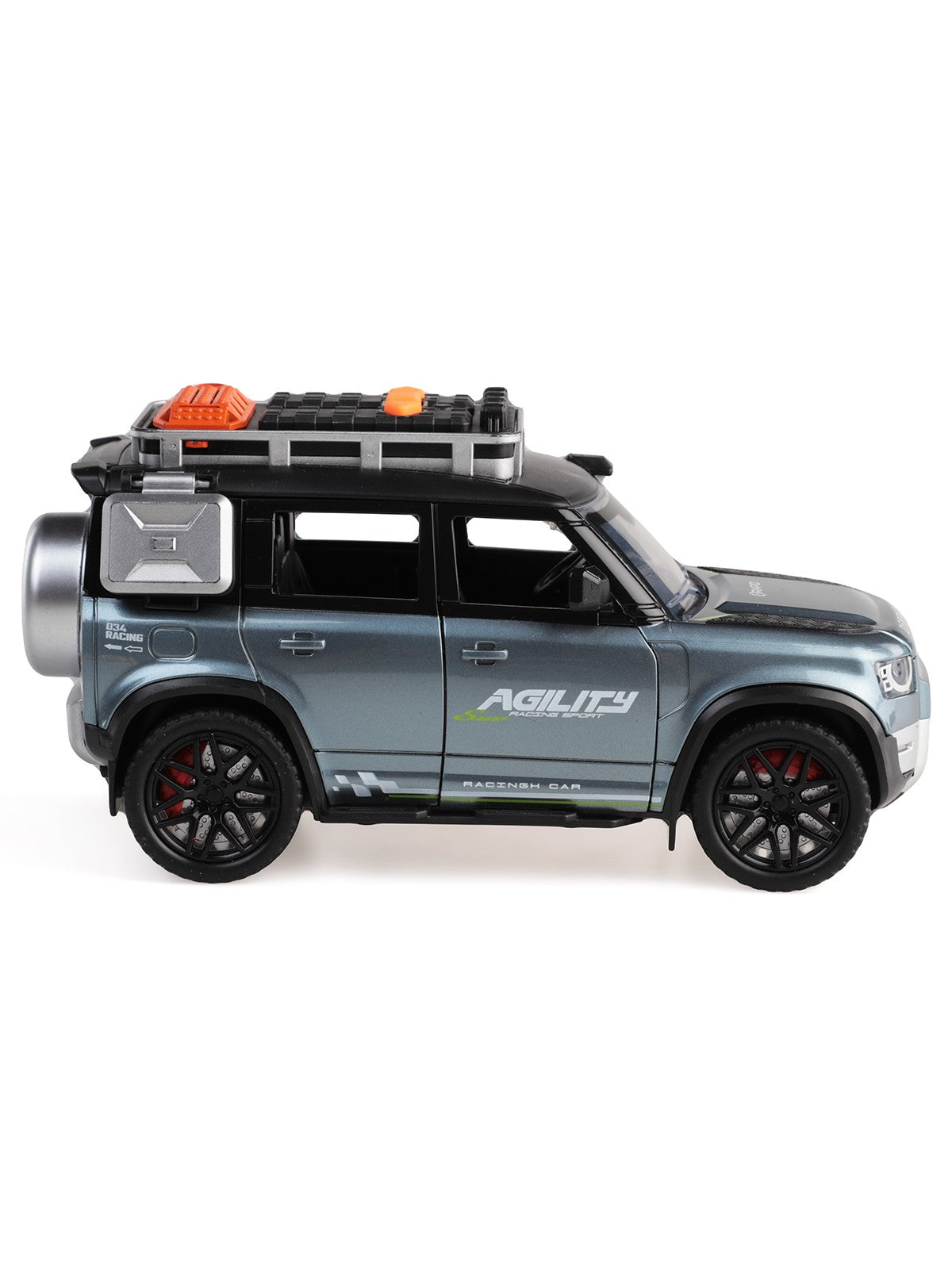 Vardem Sürtmeli Işıklı Ve Müzikli Kapıları Açılan Jeep - Gri