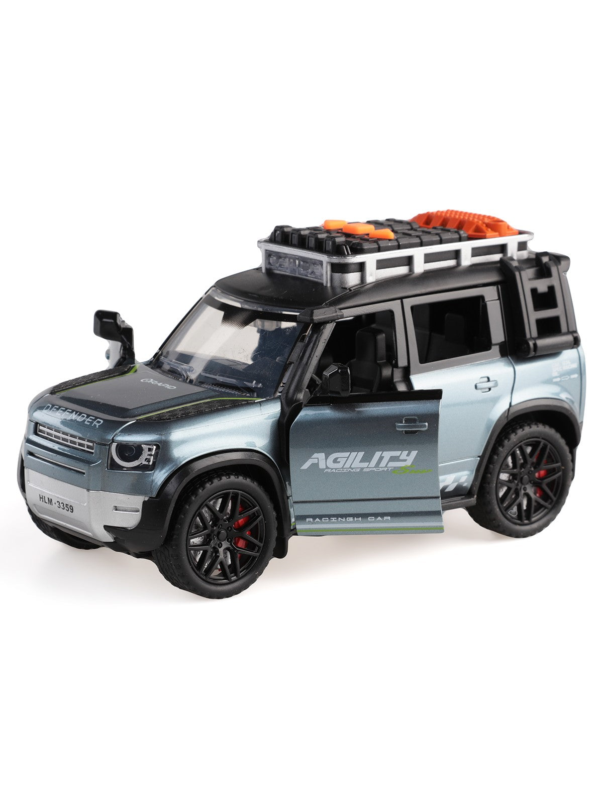 Vardem Sürtmeli Işıklı Ve Müzikli Kapıları Açılan Jeep - Gri