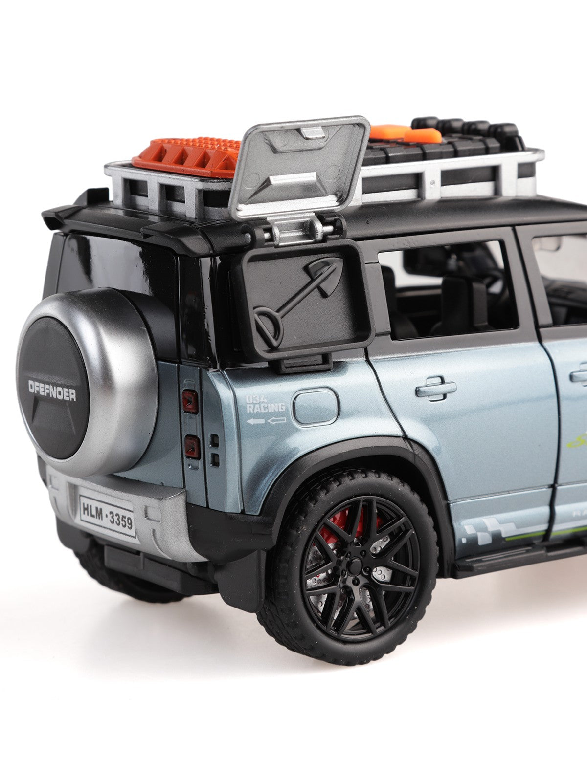 Vardem Sürtmeli Işıklı Ve Müzikli Kapıları Açılan Jeep - Gri