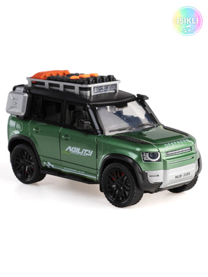 Vardem Sürtmeli Işıklı Ve Müzikli Kapıları Açılan Jeep - Yeşil