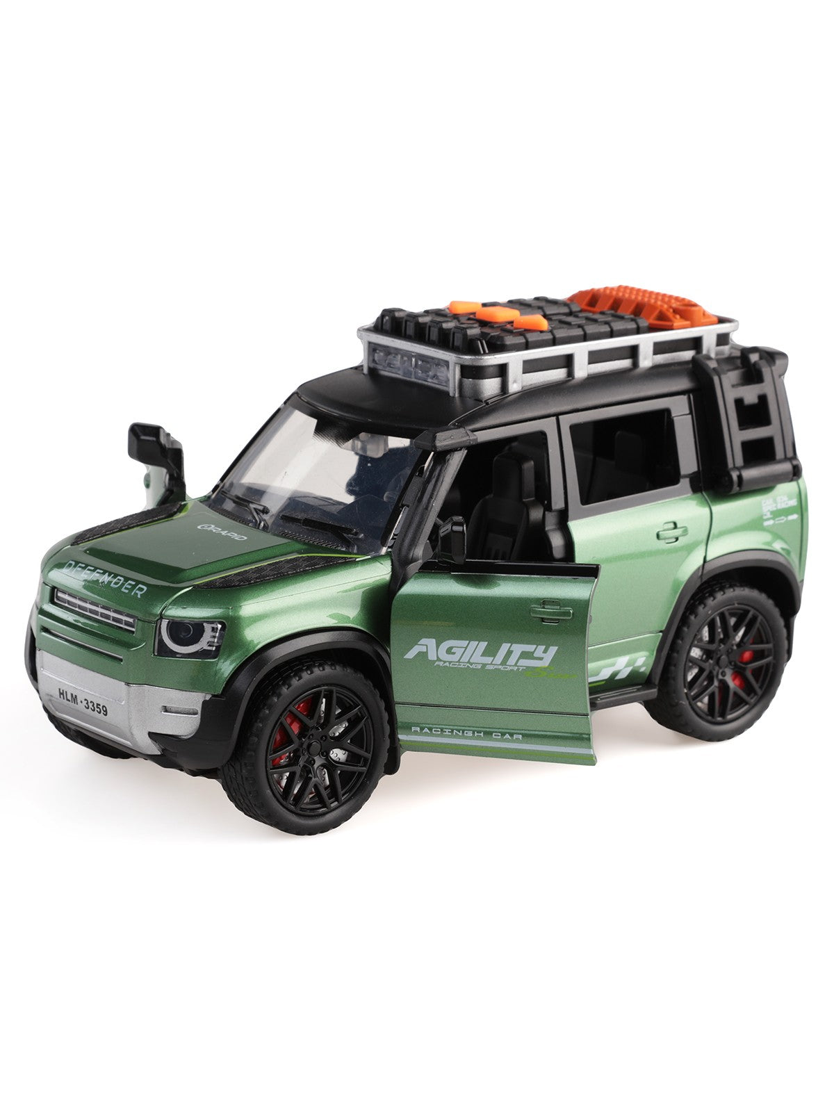 Vardem Sürtmeli Işıklı Ve Müzikli Kapıları Açılan Jeep - Yeşil