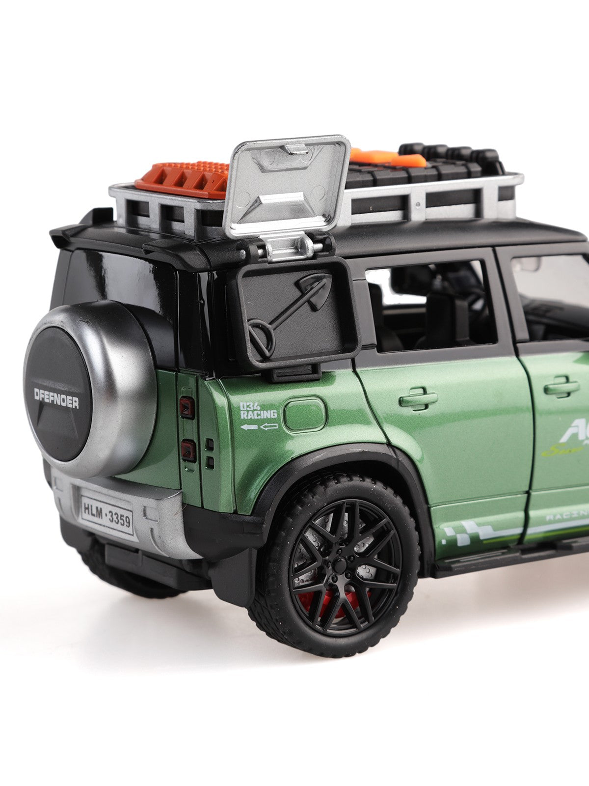 Vardem Sürtmeli Işıklı Ve Müzikli Kapıları Açılan Jeep - Yeşil