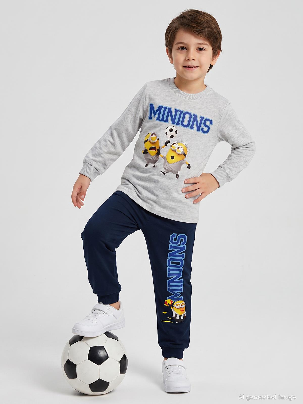 Minions 2-9 Yaş Pijama Takımı - Lacivert