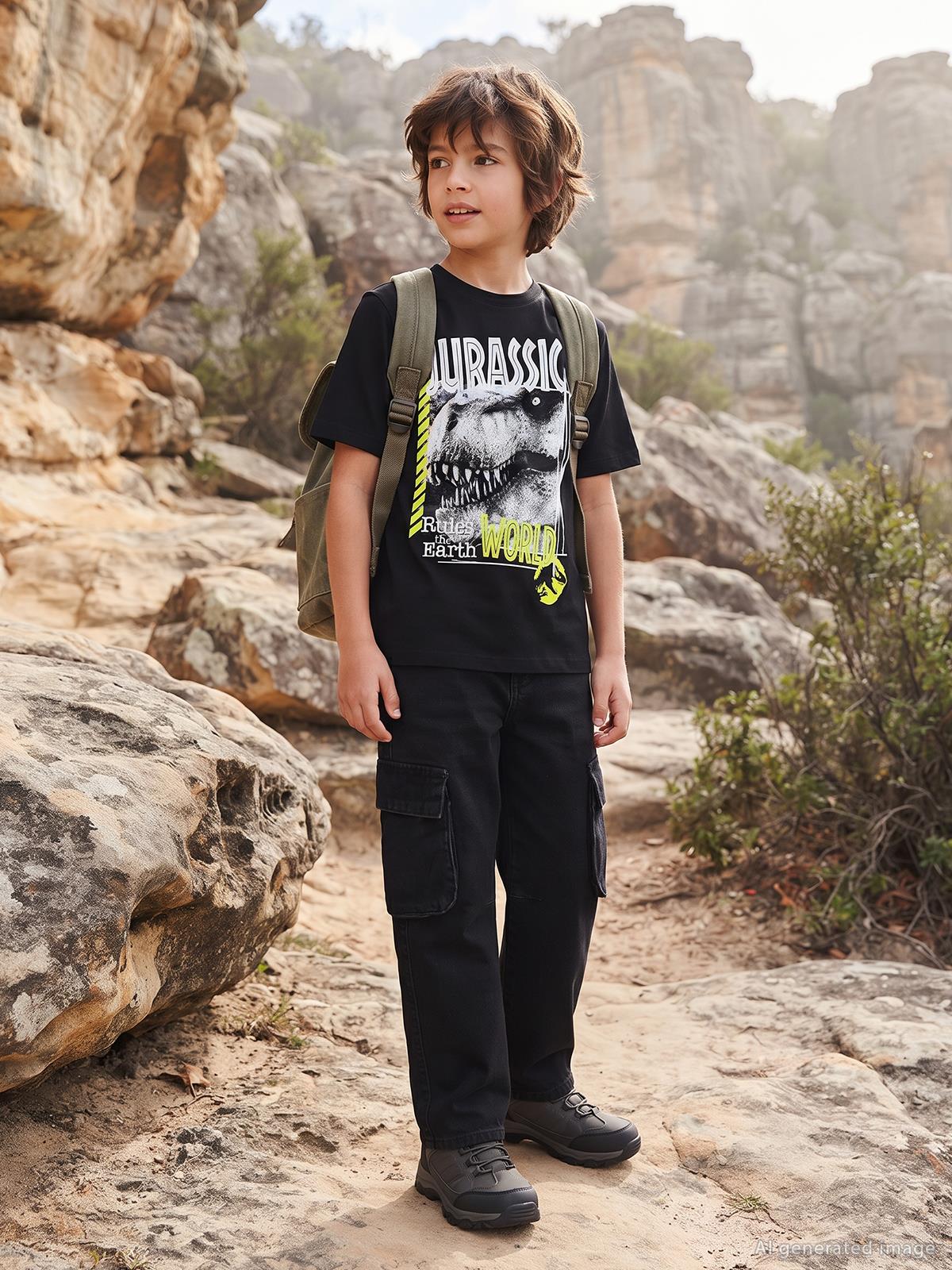 Civil Boys Kargo Cepli 10-13 Yaş Pantolon - Gri