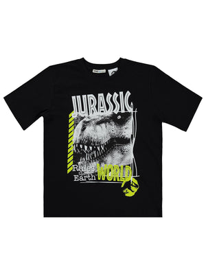 Jurassic World 10-13 Yaş Tişört - Siyah
