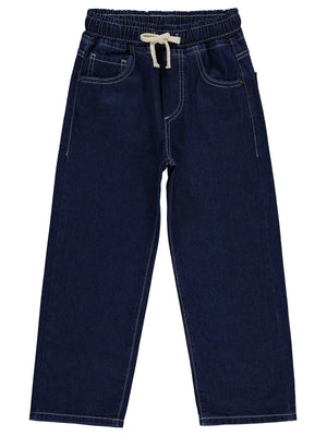 Civil Boys Kontras Dikişli 10-13 Yaş Pantolon - Mavi