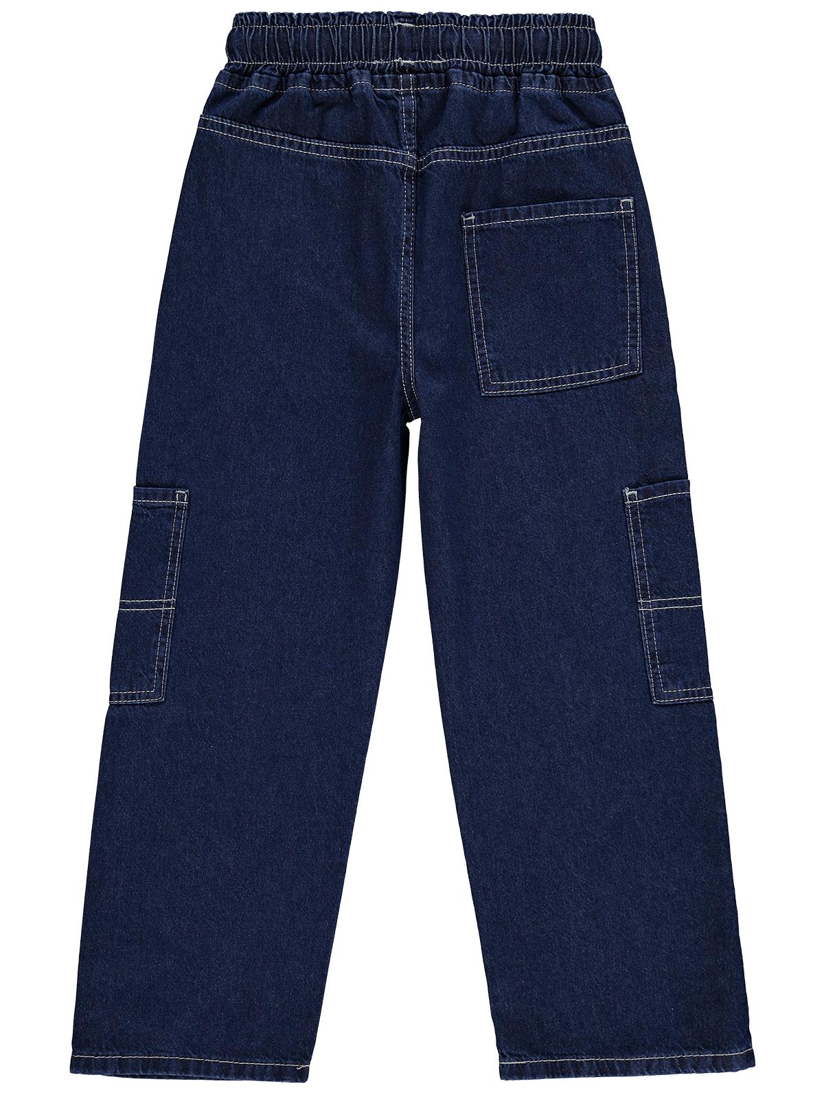 Civil Boys Kontras Dikişli 6-9 Yaş Pantolon - Mavi