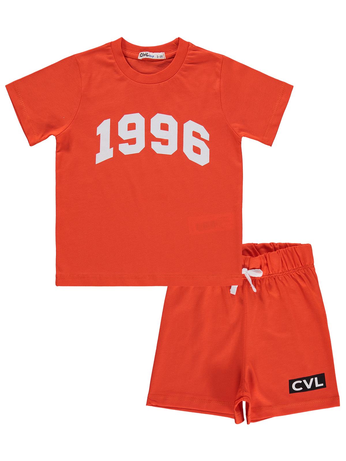 Civil Boys 1996 Baskılı 2-5 Yaş Takım - Turuncu