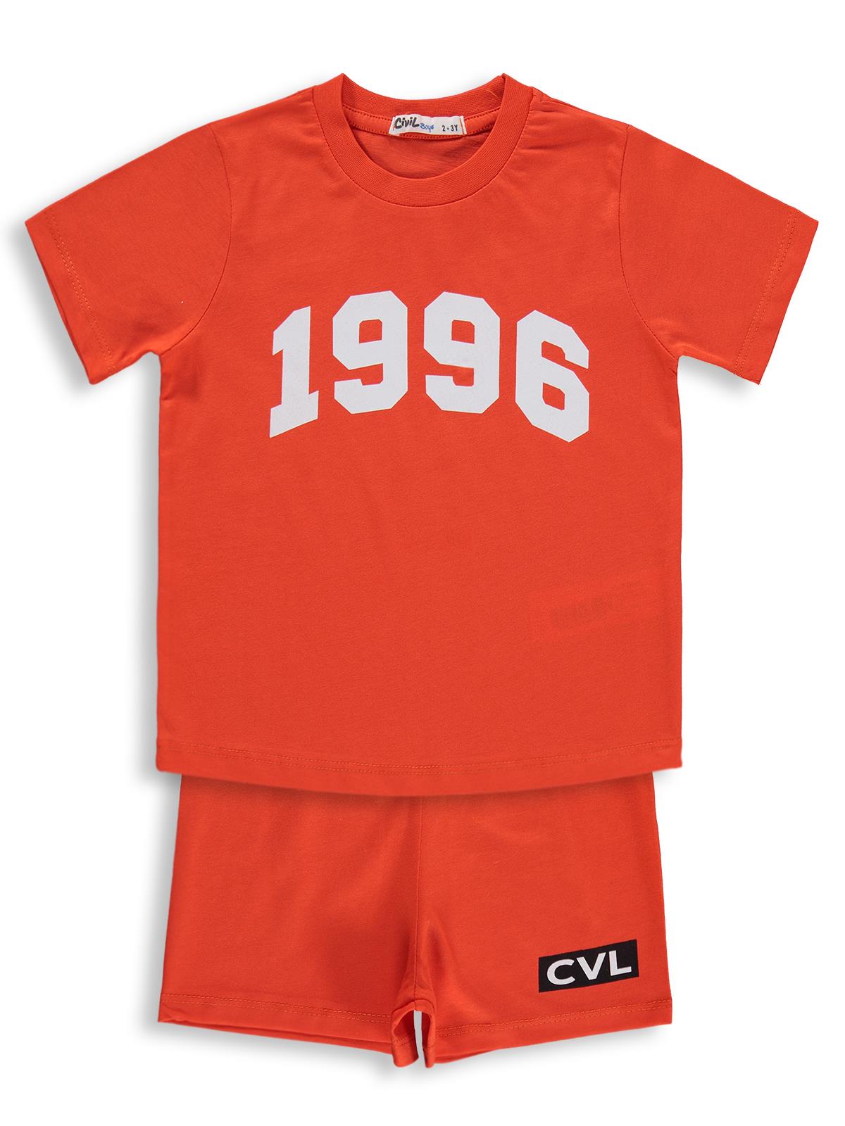 Civil Boys 1996 Baskılı 2-5 Yaş Takım - Turuncu