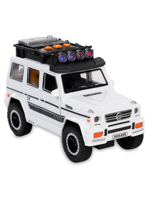 Vardem Işıklı Müzikli Lüks Jeep - Beyaz