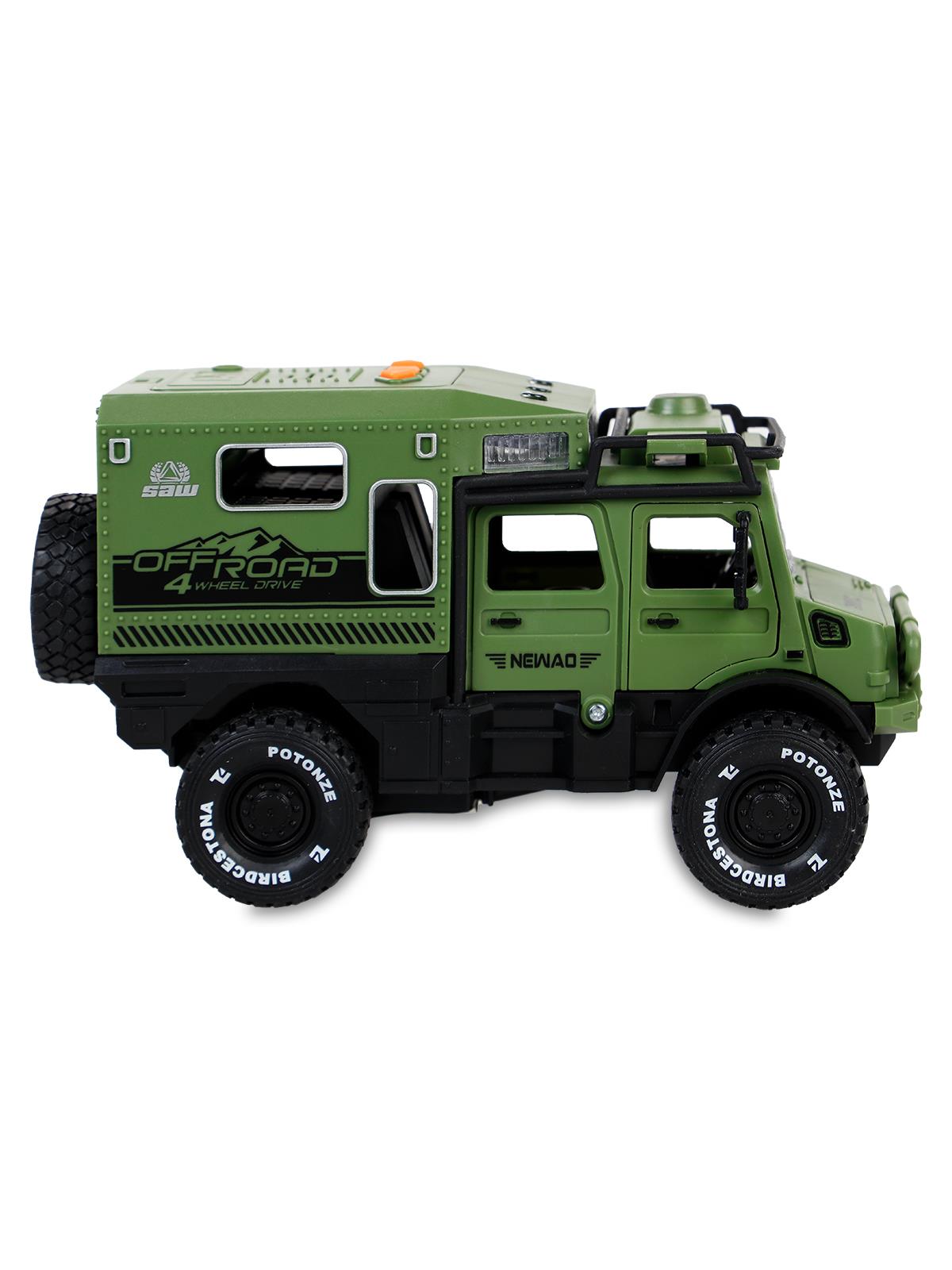 Vardem Sürtmeli Işıklı Müzikli Lüks Off-Road Karavan - Yeşil