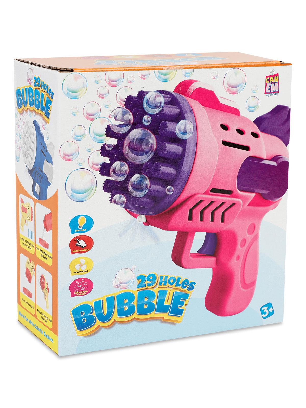 Canem Oyuncak Pilli Işıklı Köpük Atan Tabanca - Pembe