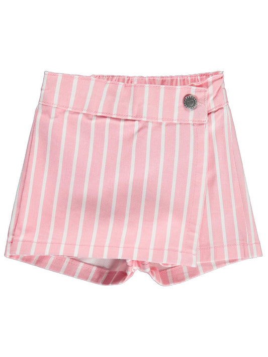 Civil Baby Çizgili Şort 6-18 Ay Etek - Pembe