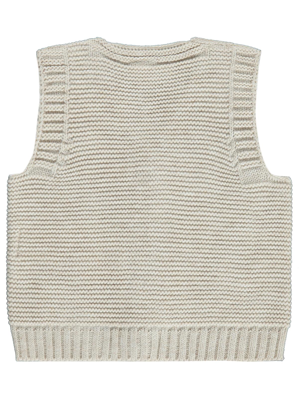 Civil Baby Tavşan Nakışlı 6-18 Ay Yelek - Bej