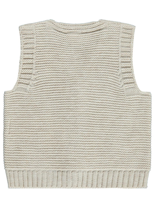 Civil Baby Tavşan Nakışlı 6-18 Ay Yelek - Bej