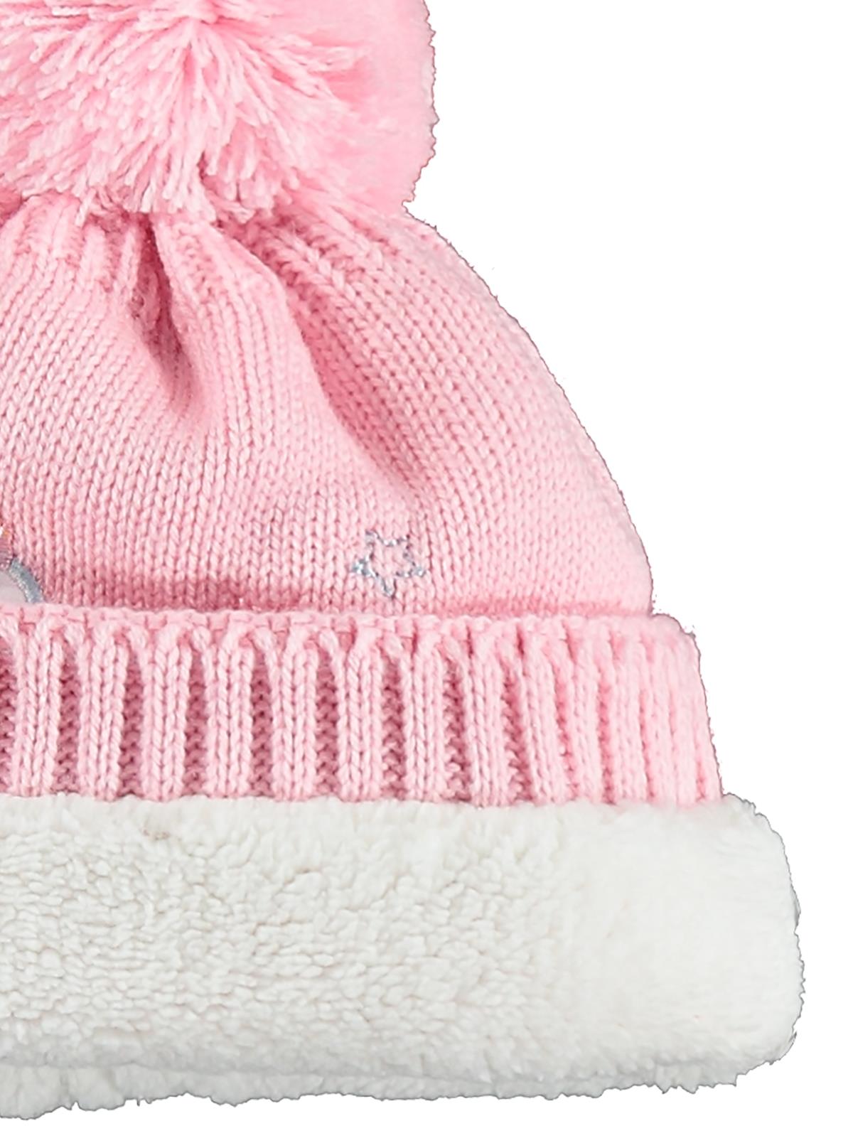 Civil Baby 6-18 Ay Atkı Bere Eldiven Set - Pembe