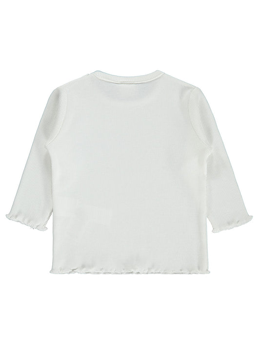 Civil Baby Kol Ucu Detaylı 6-18 Ay Sweatshirt - Ekru