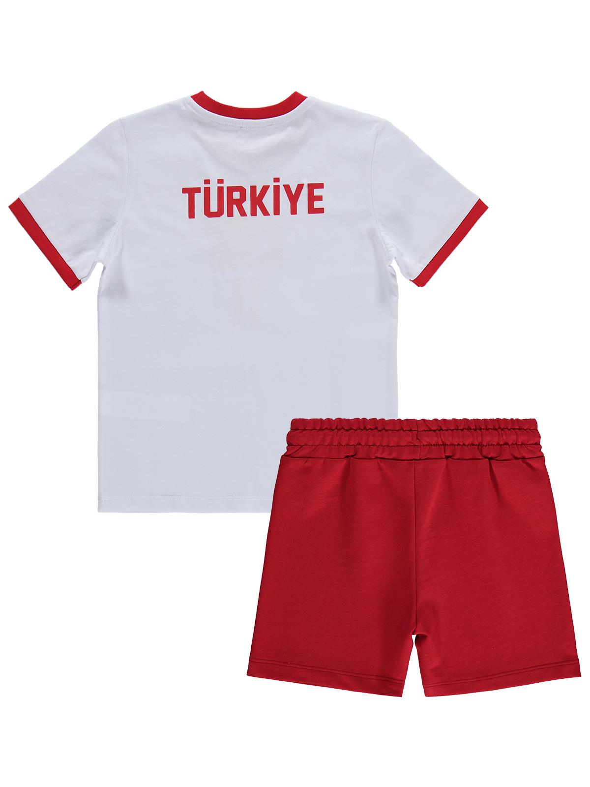Civil Boys Türkiye Baskılı 10-13 Yaş Takım - Beyaz