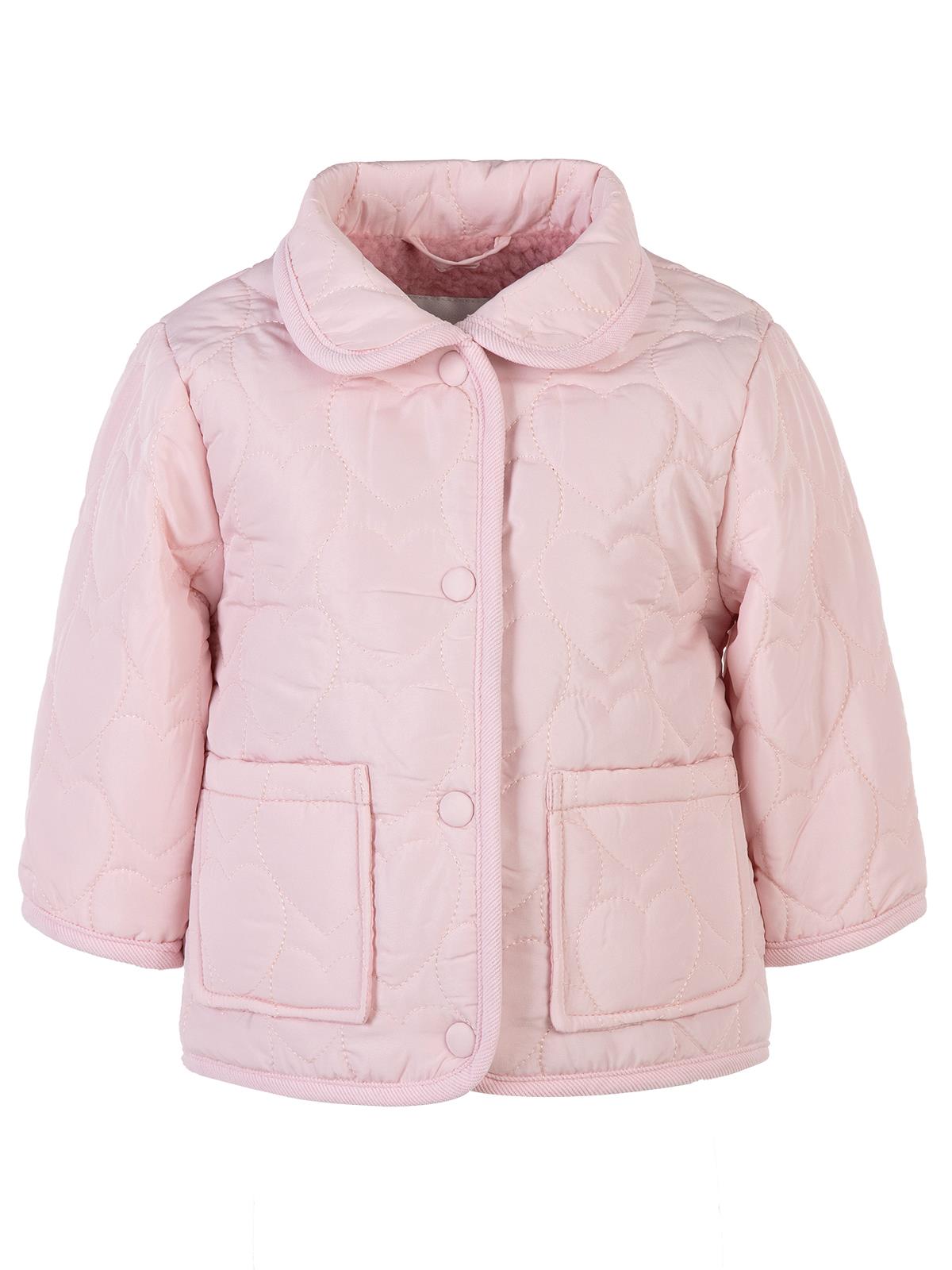 Civil Baby Kalp Desen Yakalı 6-18 Ay Mont - Pembe
