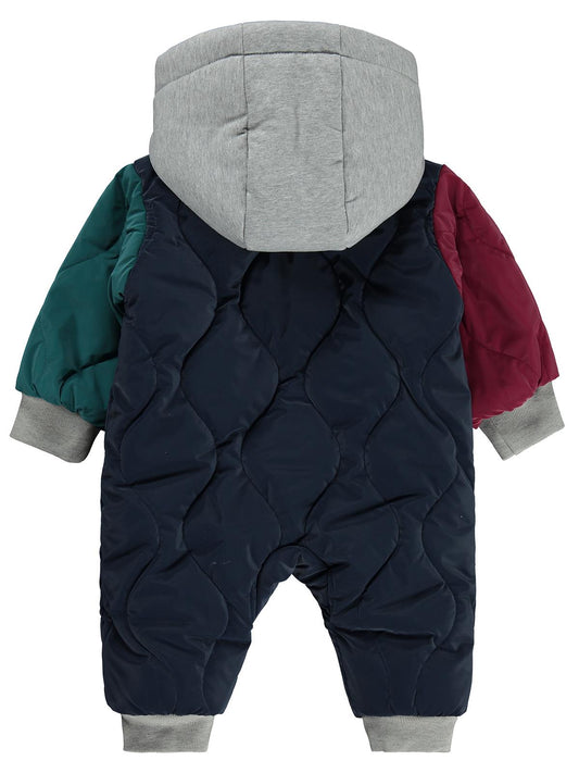 Civil Baby F Nakışlı 6-18 Ay Astronot Tulum - Lacivert