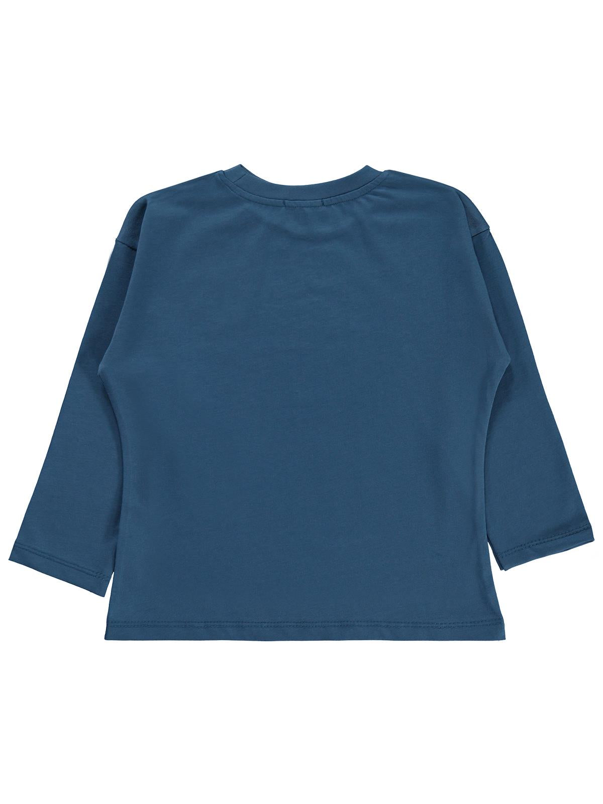 Civil Boys Yeah Köpek Baskılı 2-5 Yaş Sweatshirt Km - Lacivert