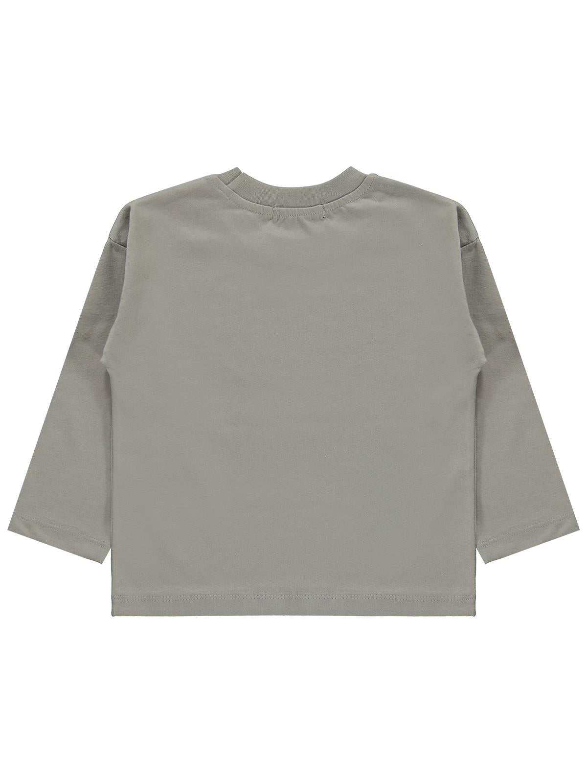 Civil Boys Dınosaur Baskılı 2-5 Yaş Sweatshirt  - Gri