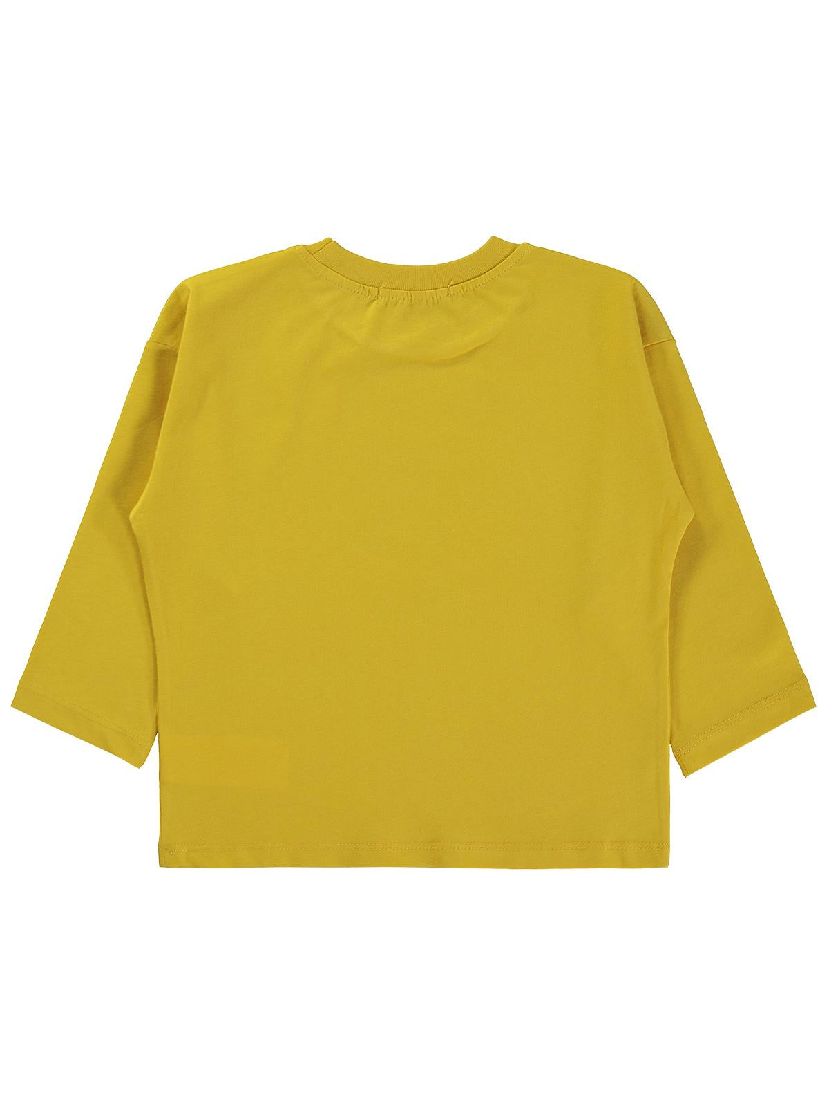 Civil Boys Dınosaur Baskılı 2-5 Yaş Sweatshirt  - Hardal