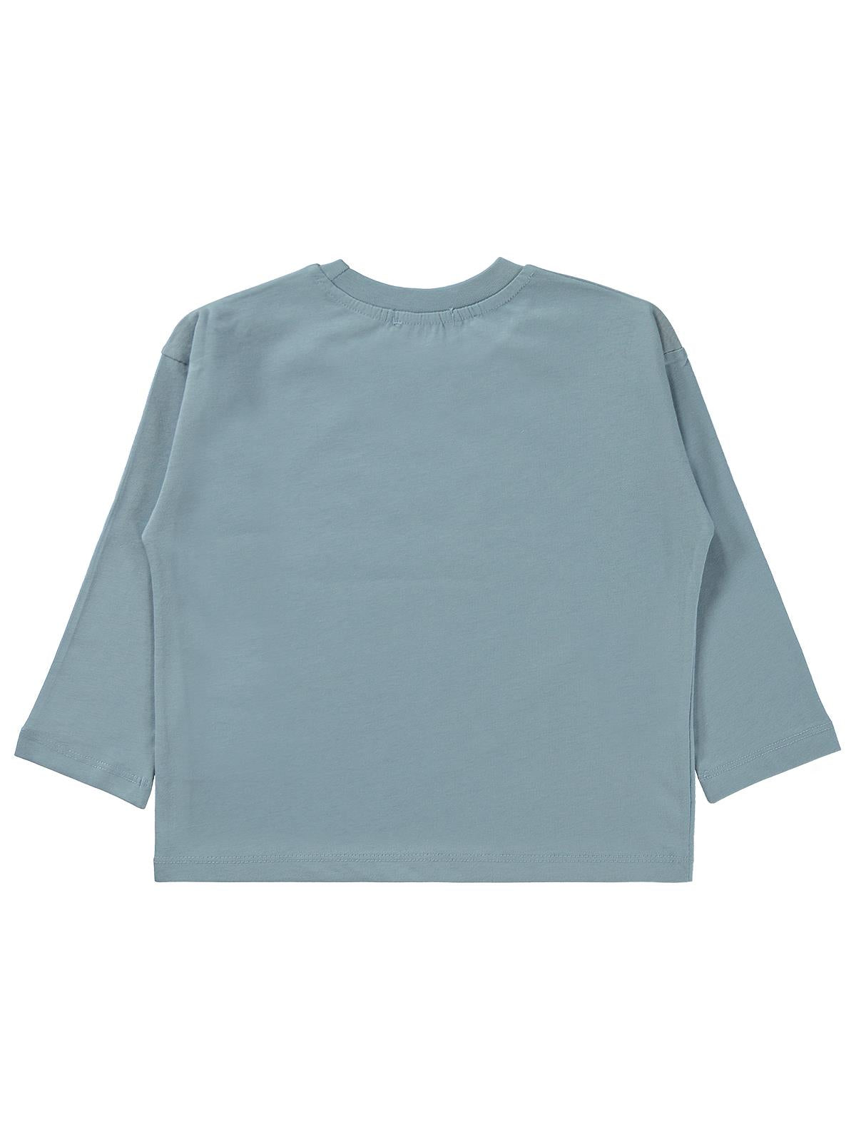 Civil Erkek Çocuk Eğlenceli Sayılar Baskılı Sweatshirt Km | Süprem | Okul Kreş ve Günlük Kullanım - Mavi