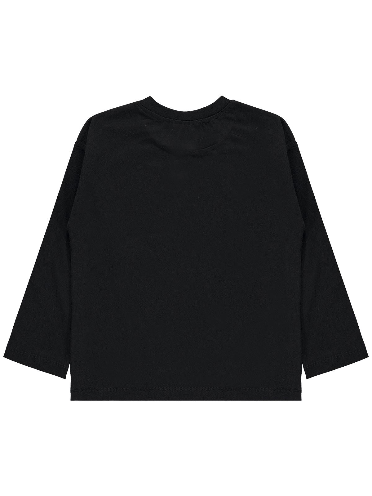 Civil Boys 4489 Baskılı 6-9 Yaş Sweatshirt  - Siyah