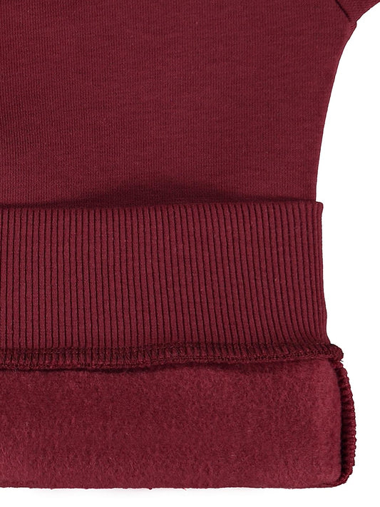 Civil Boys Shıbuya Tokyo Baskılı 6-9 Yaş Sweatshirt - Bordo