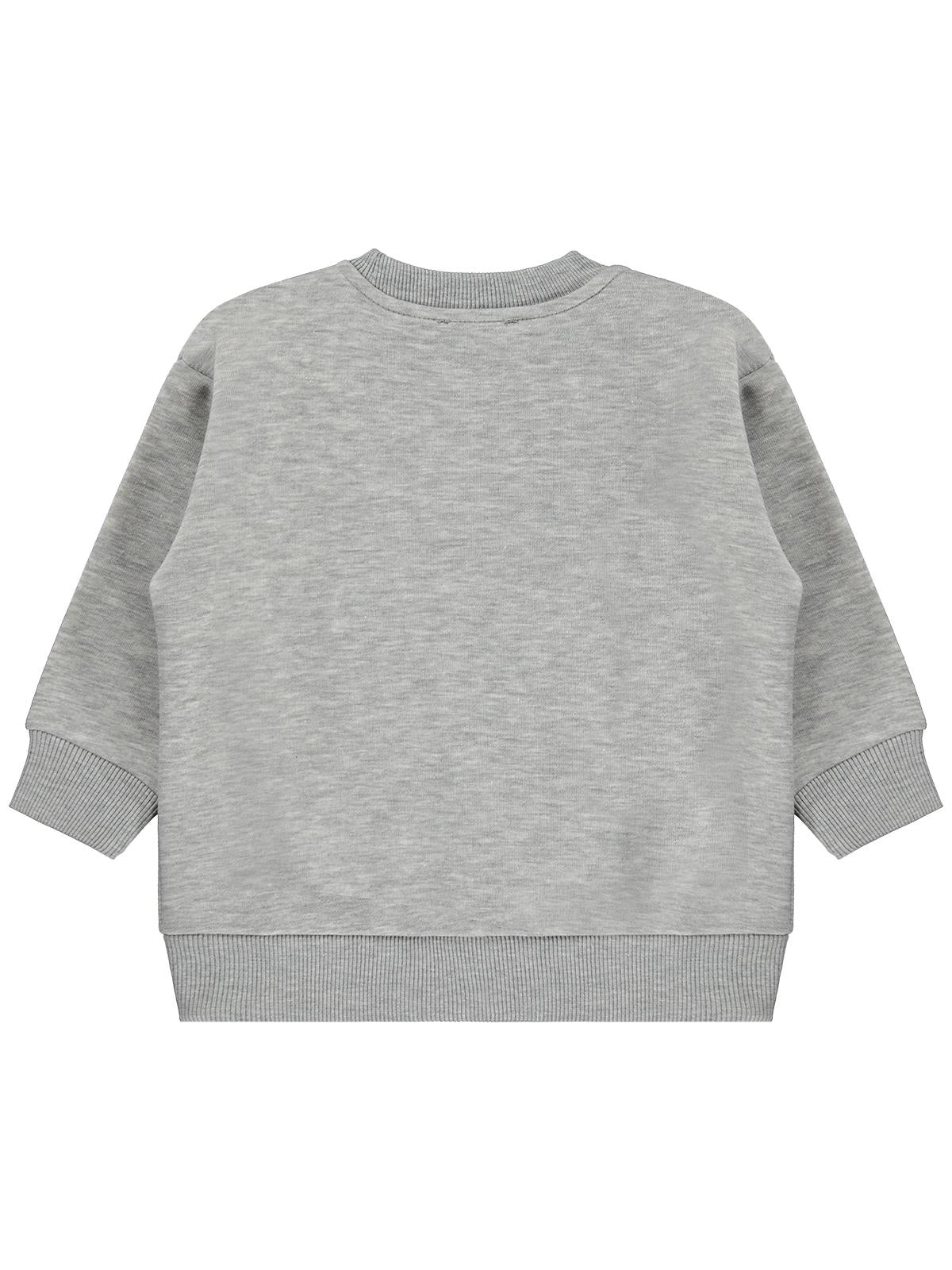 Civil Boys  Kepçe Baskılı 2-5 Yaş Sweatshirt - Gri