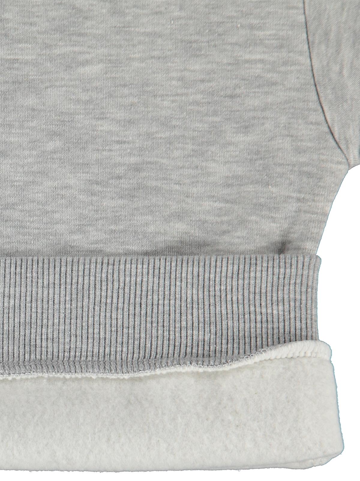 Civil Boys  Kepçe Baskılı 2-5 Yaş Sweatshirt - Gri