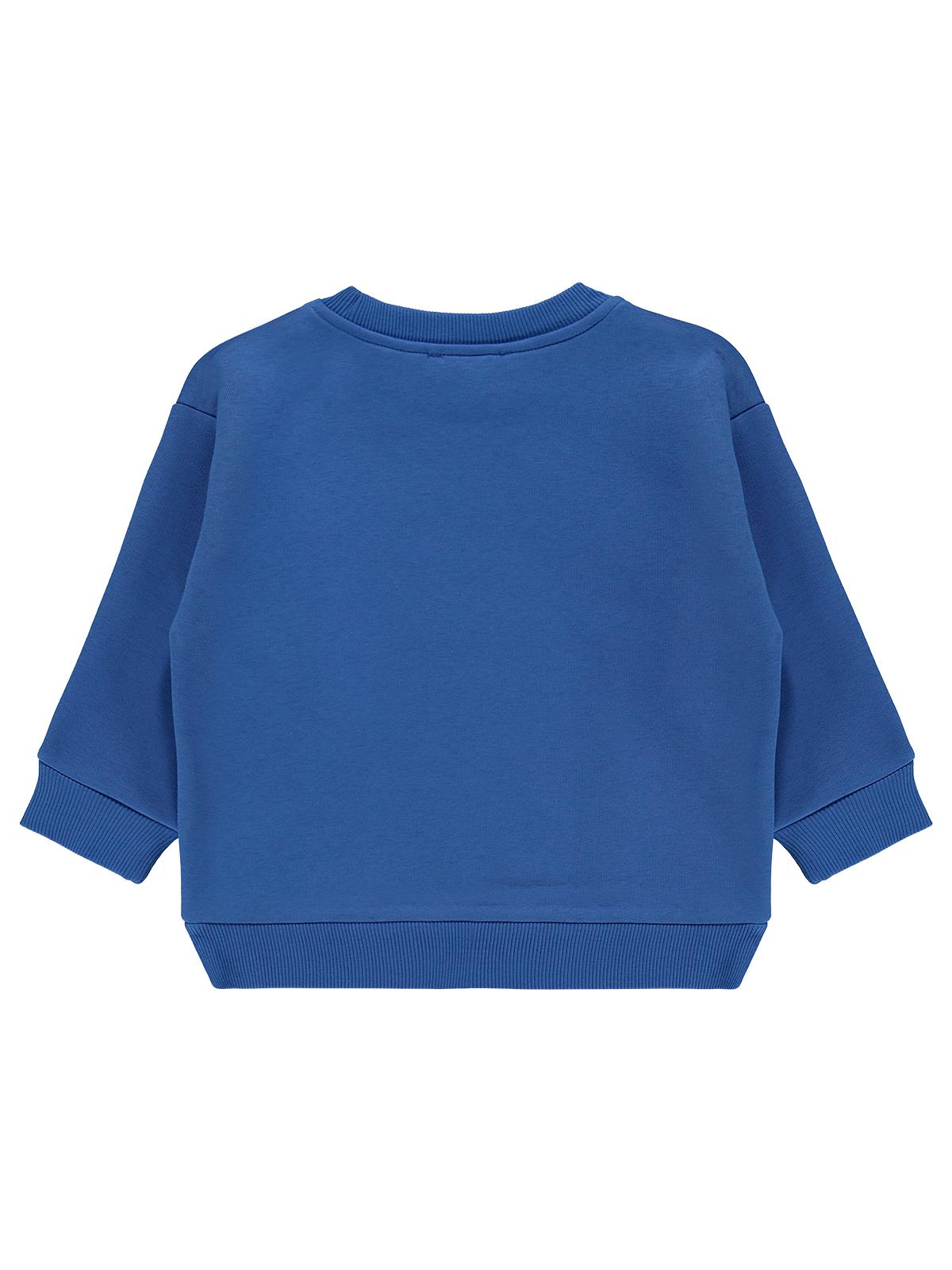 Civil Boys Speed Crıme Baskılı 2-5 Yaş Sweatshirt - Mavi