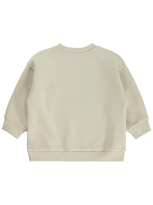 Civil Boys Real Energy Baskılı 2-5 Yaş Sweatshirt  - Bej