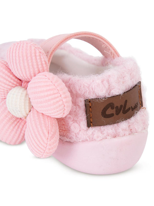 Civil Baby Çiçek Aksesuarlı 18-21 Numara İlkadım - Pembe