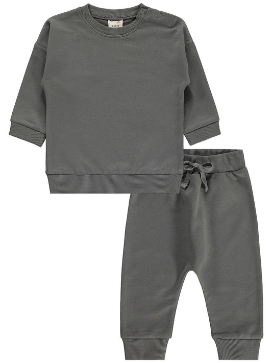 Civil Baby Basic 6-18 Ay Takım - Gri