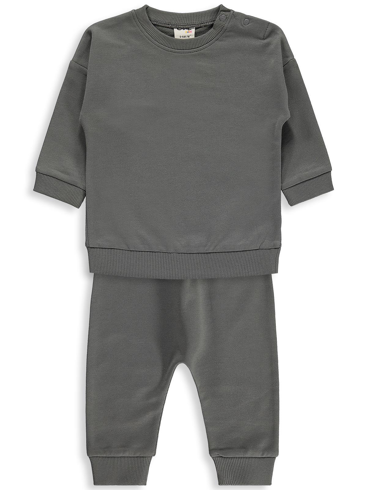 Civil Baby Basic 6-18 Ay Takım - Gri