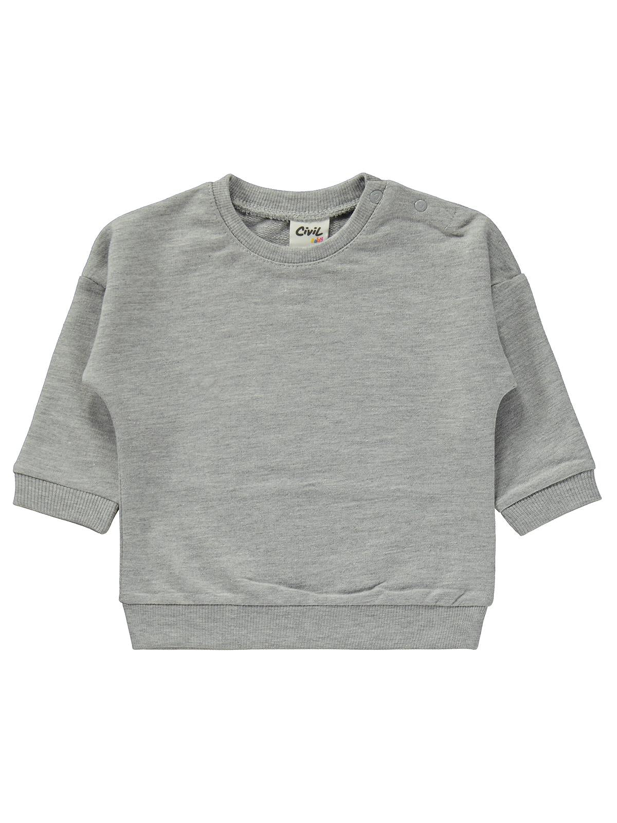 Civil Baby Basic 6-18 Ay Takım - Gri