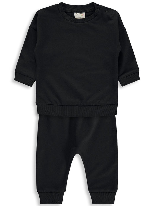Civil Baby Basic 6-18 Ay Takım - Siyah