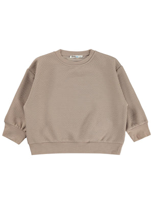 Civil Boys Petek Kumaşlı 2-5 Yaş Sweatshirt - Bej