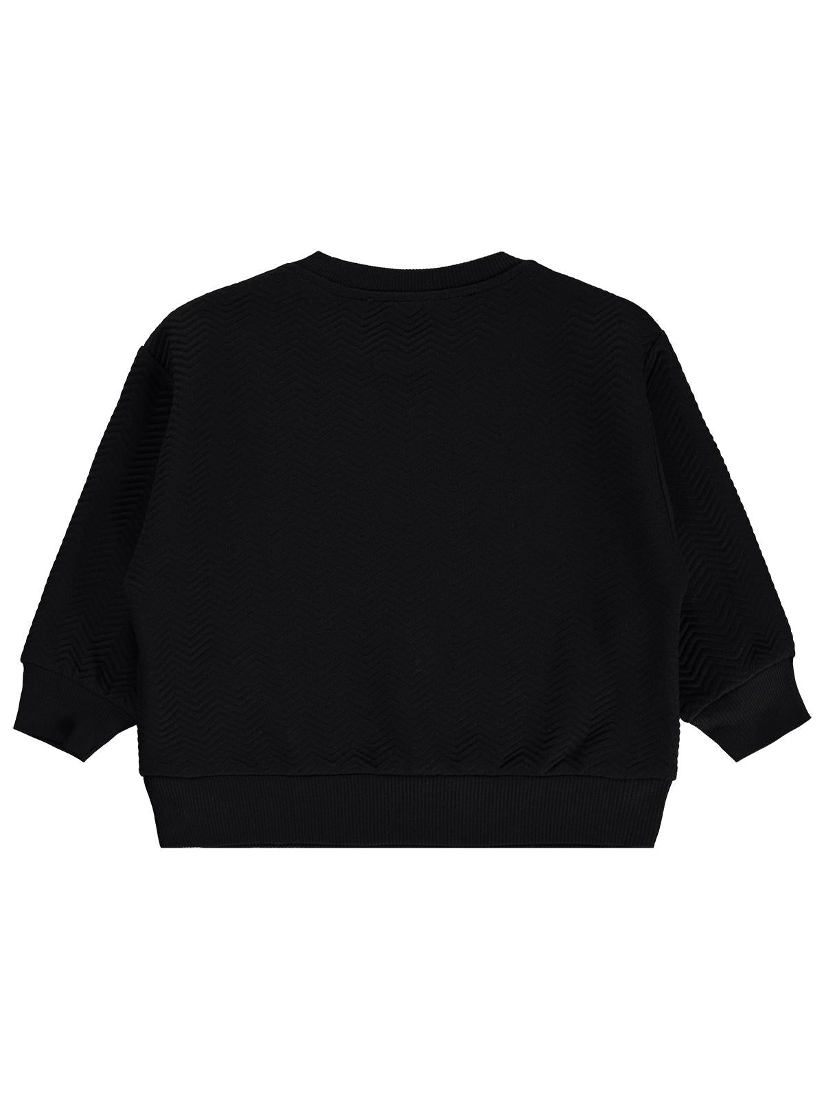 Civil Boys Çizgili 2-5 Yaş Sweatshirt - Siyah