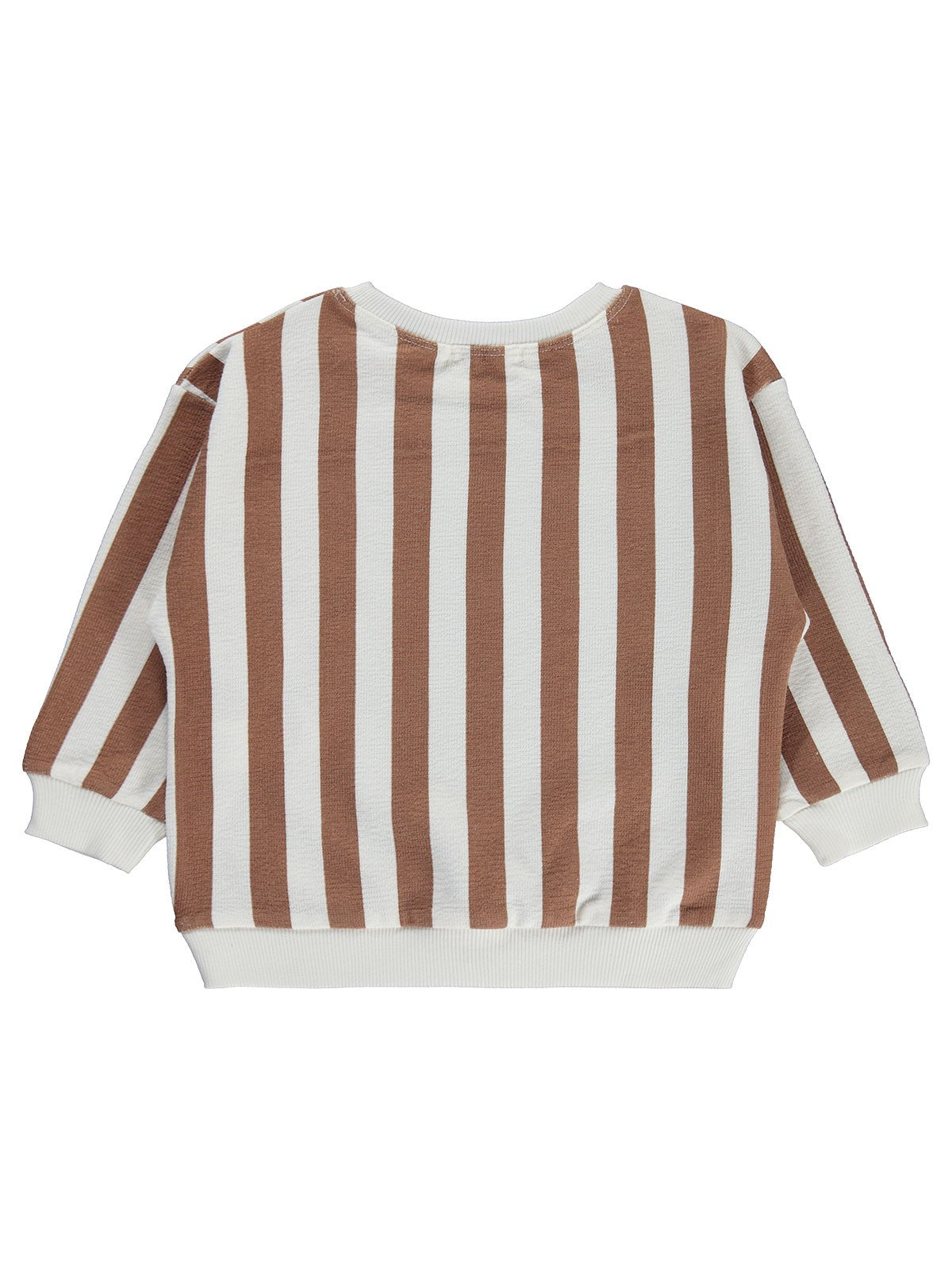 Civil Boys Çizgili Adventure 2-5 Yaş Sweatshirt - Ekru